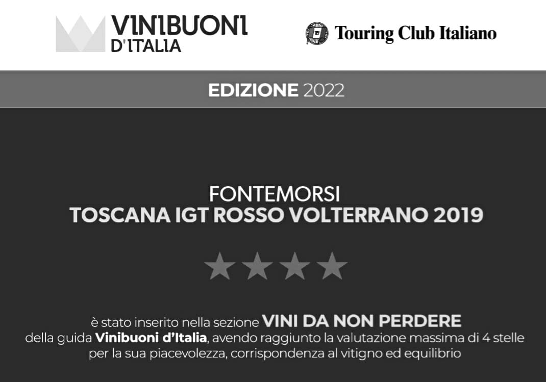 Fontemorsi nella guida Vinibuoni d'Italia 2022